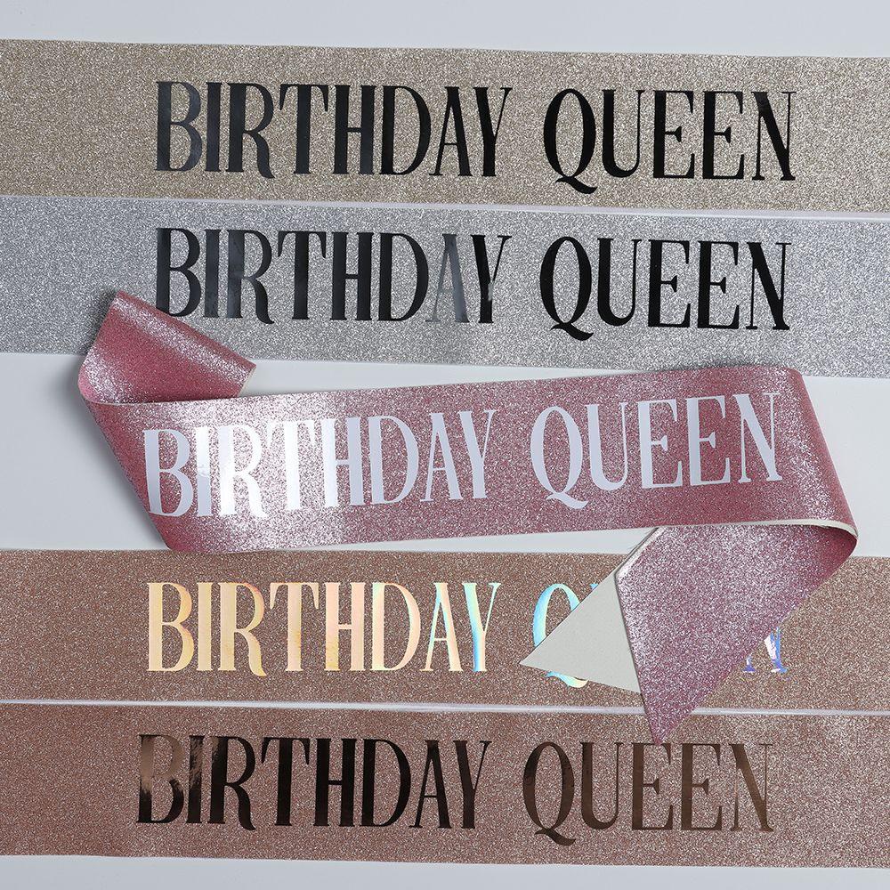 Băng Đô Nữ Hoàng Sinh Nhật MIHAN1|Vương Miện Công Chúa Satin Thắt Nơ