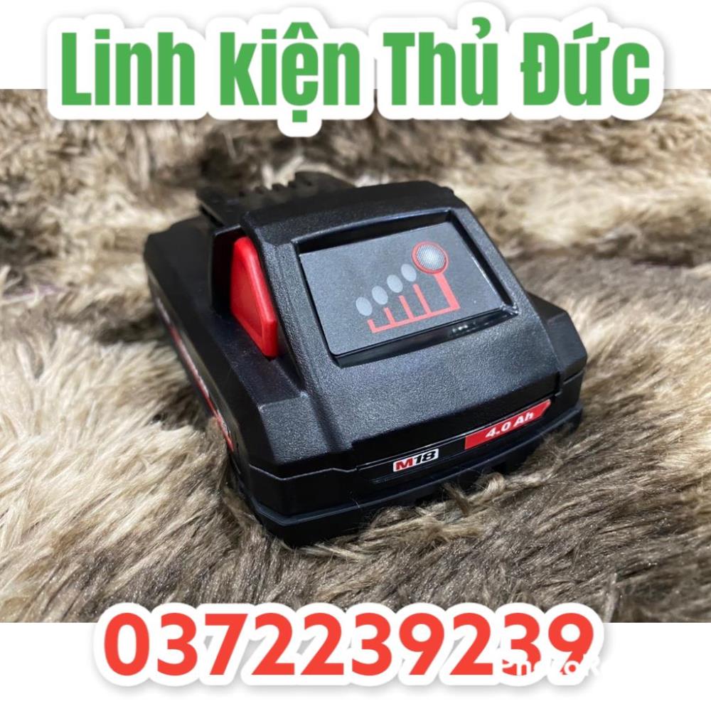 Lktd BN. Vỏ mạch Milwaukee 5s-1p 18V 4AH cell 21700, nhận sạc zin.
