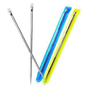 Cây Nặng Mụn 2 Đầu Dài 12cm (Que Nặn Mụn, Dụng Cụ Nặng Mụn Đầu Đen, Mụn Trứng Cá)