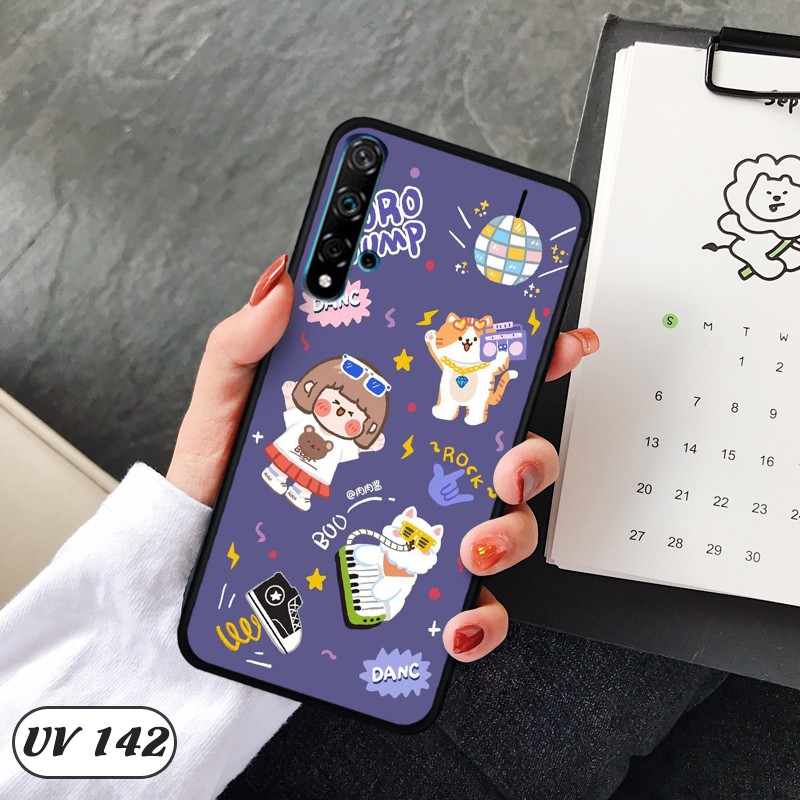 Ốp lưng Huawei Nova 5T lưng nhám viền dẻo