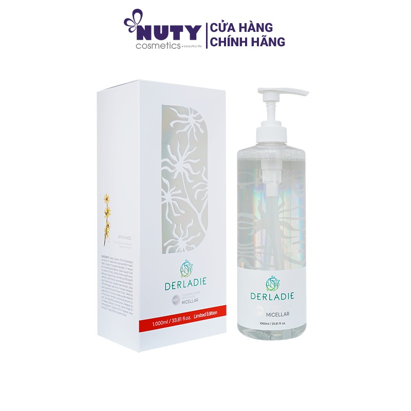 Nước Tẩy Trang Derladie Witch Hazel Cleansing Water (1000ml)