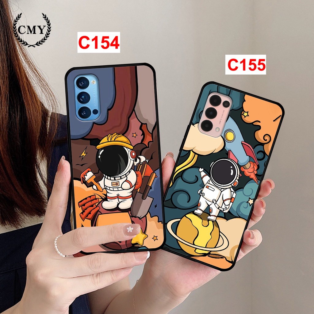Ốp lưng Oppo Reno 4 - Reno 4 Pro - Oppo Reno 5 in hình vũ trụ 3D cá tính.