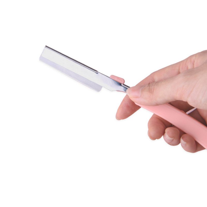 Set 10 Dao Cạo Lông Mày Bằng Thép Không Gỉ An Toàn Tiện Dụng