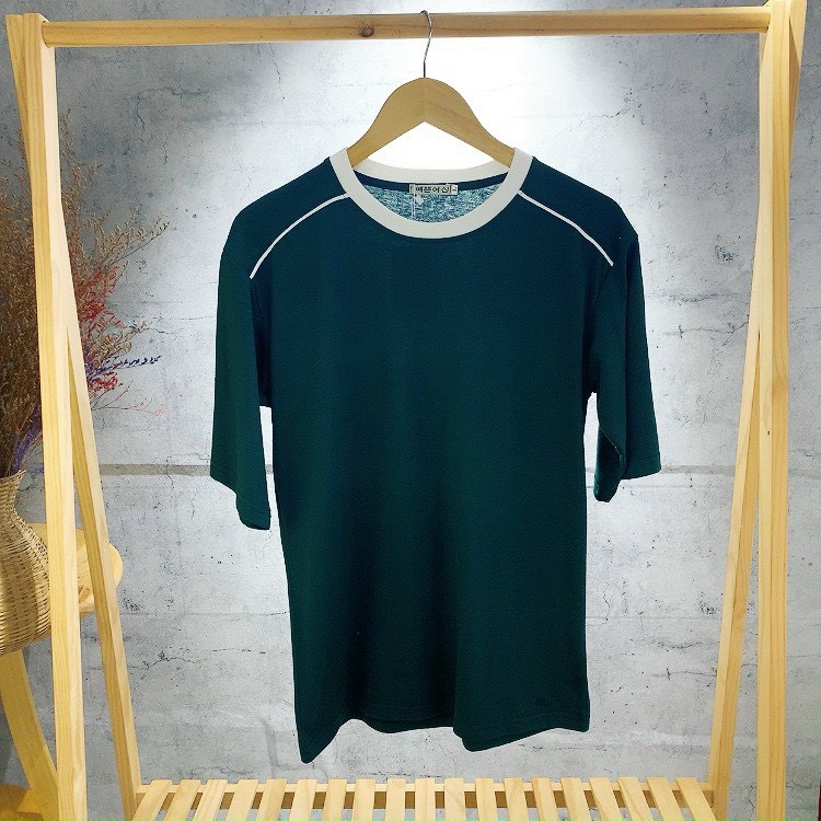 Áo thun phối viền vai siêu đẹp