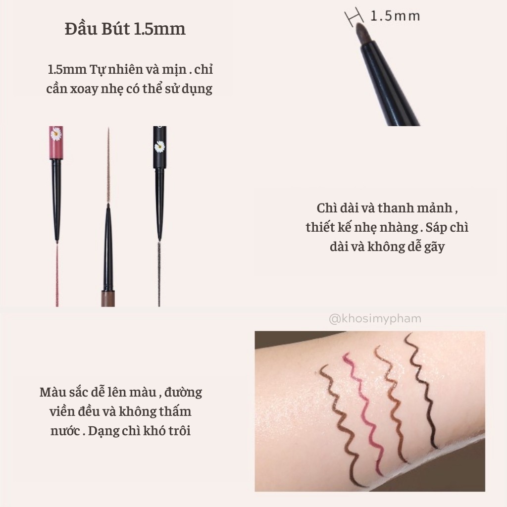 Chì Kẻ Mắt GOGO TALES Daisy Chính Hãng Nội Địa Trung | BigBuy360 - bigbuy360.vn