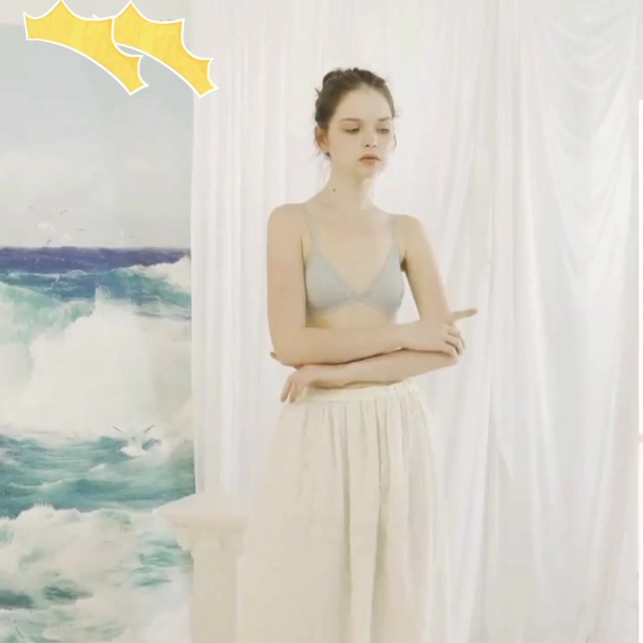 Áo bra ZXYOUPING vải cotton mỏng không gọng thoáng khí thoải mái cho nữ | BigBuy360 - bigbuy360.vn