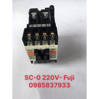 Khởi động từ SC-0 220V Fuji Nhật dùng điều khiển đóng ngắt các thiết bị điện an toàn hiệu quả