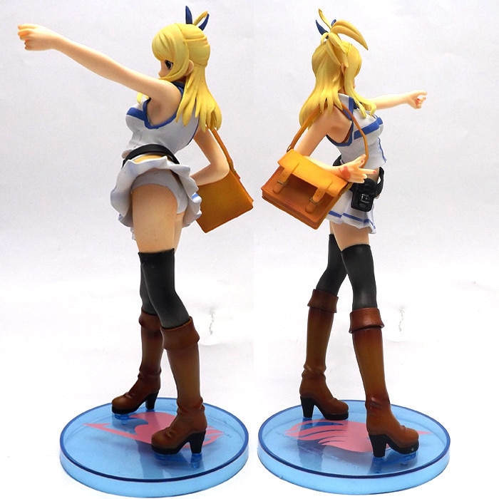 *Japan Anime Fairy Tail Lucy Heartfilia 8" Sexy Cast Off PVC Figure 1/7 scale brand New free shipping*