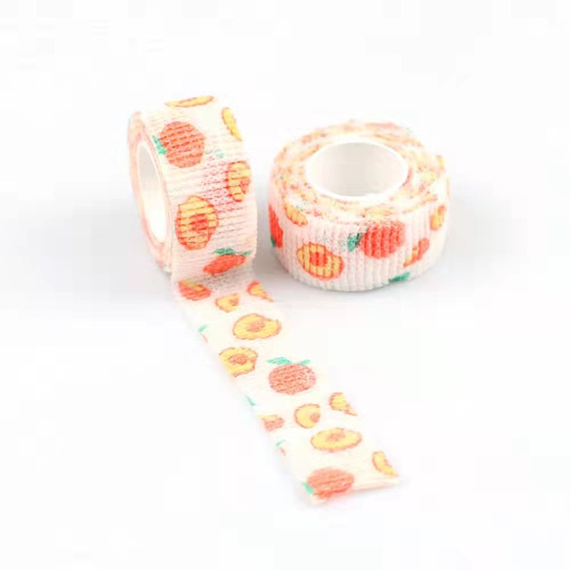 Cuộn Băng Dán Quấn Bảo Vệ Ngón Tay Co Giãn 4.5M x 2.3CM In Họa Tiết Dễ Thương Tiện Lợi