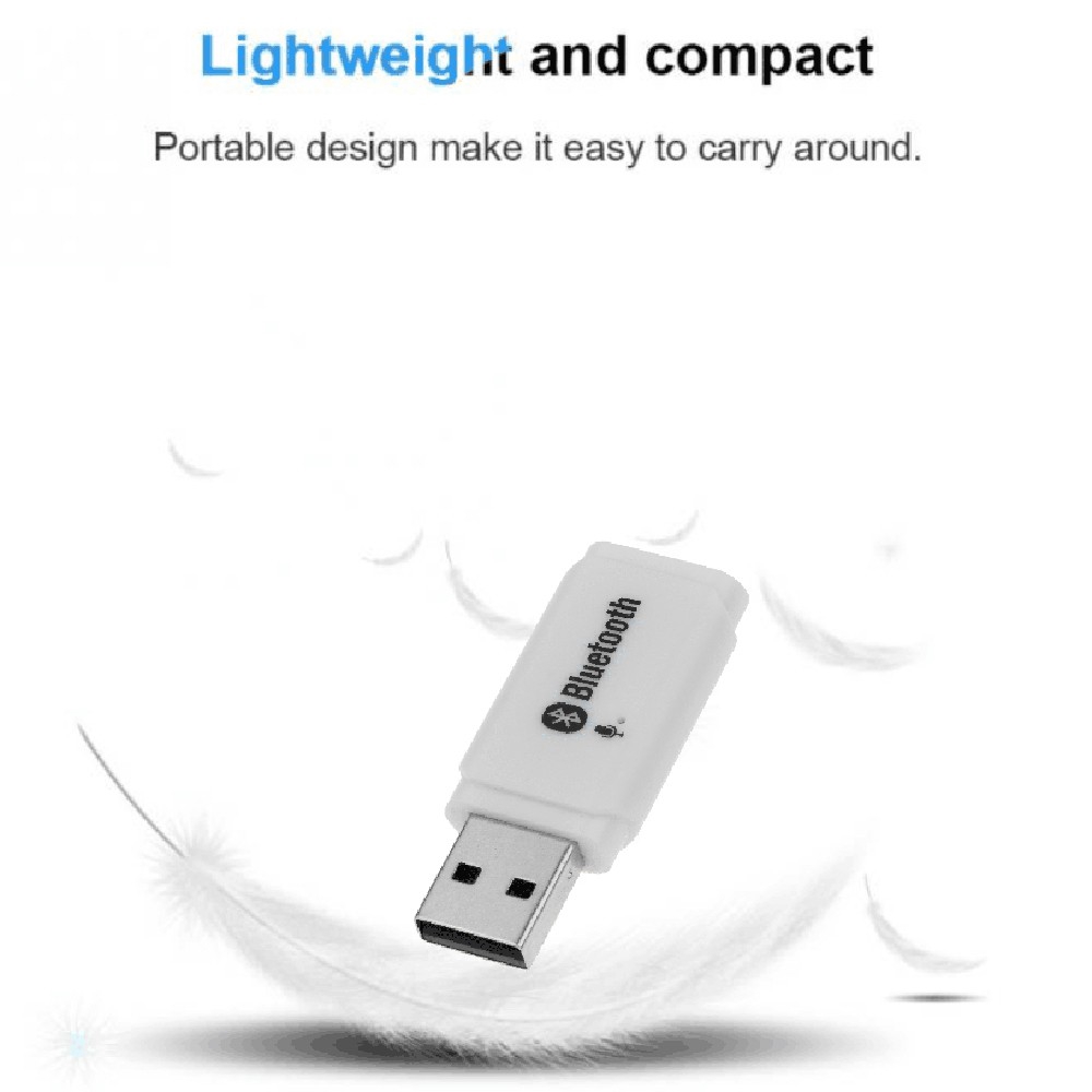 Đầu thu âm thanh bluetooth A2DP không dây kết nối cổng USB tiện dụng