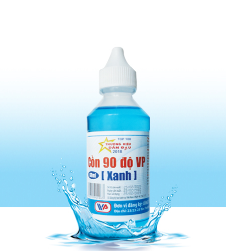 Cồn 90 Độ Vp Chai 60ml (Xanh)