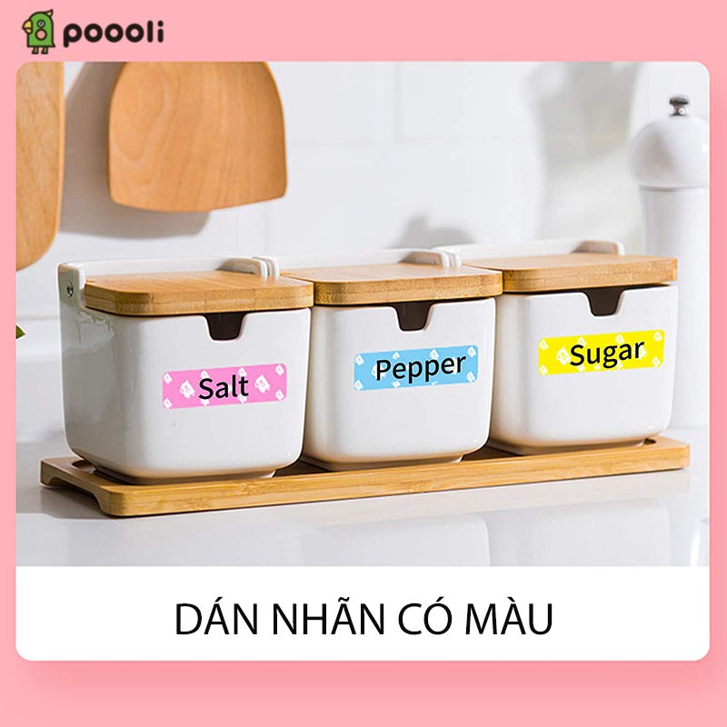 Giấy in nhiệt cho máy in nhiệt Poooli L1 dùng in menu, công thức, ghi chú,phục vụ học tập nhỏ gọn ( 57 x 30mm)