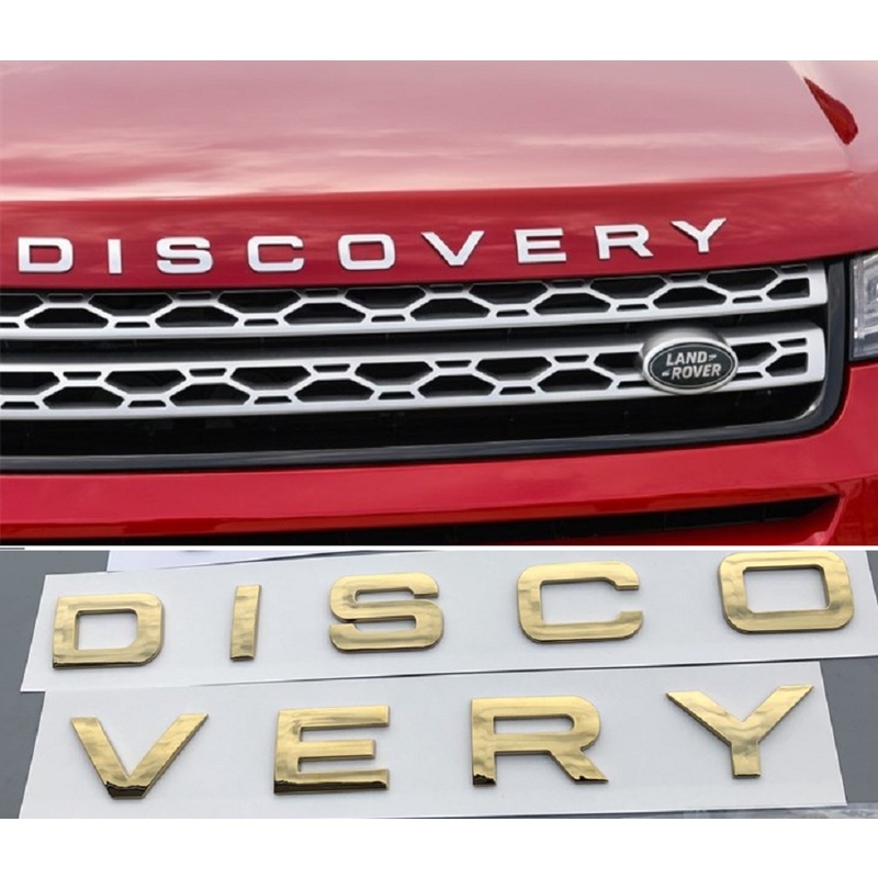 Decal Tem Chữ Discovery 3D Dán Trang Trí Ô Tô