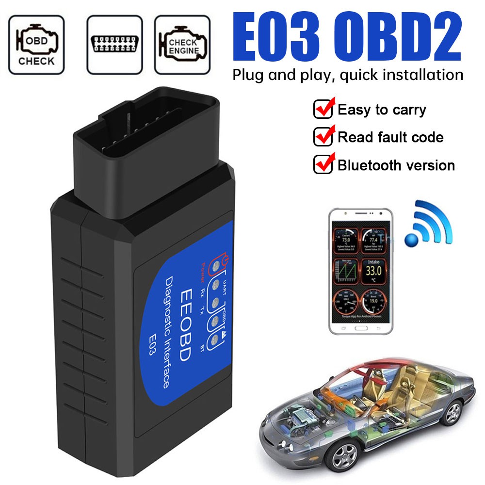 Thiết Bị Quét Chuẩn Đoán Lỗi Ô Tô Obd2 Kết Nối Bluetooth