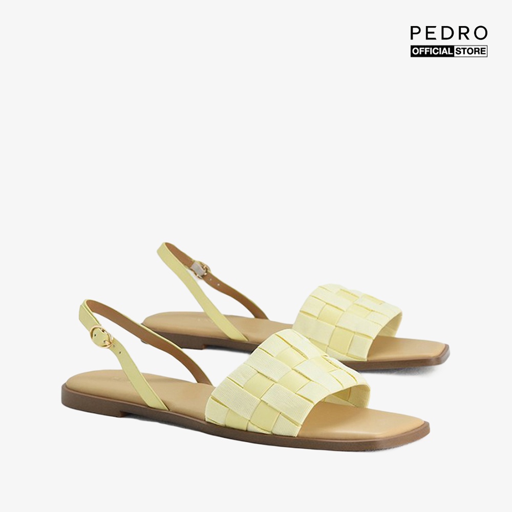 PEDRO - Giày sandals nữ Cross Woven Retro Square PW1-65490142-23