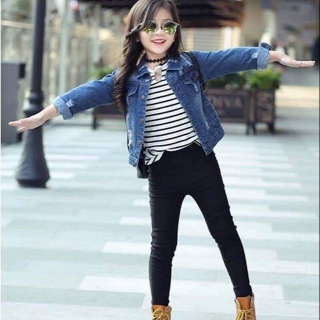 Quần tregging bé gái
