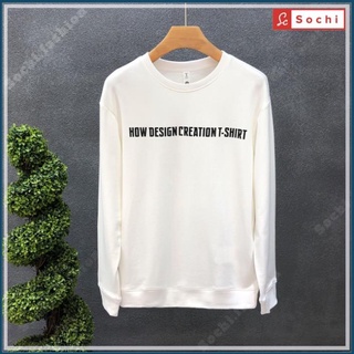 Áo thu đông nam tay dài, áo nỉ sweater giữ nhiệt mềm mịn ôm người in Make mã SW6.23 !