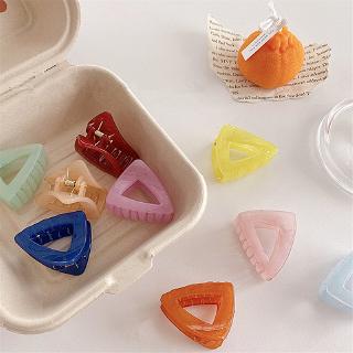 Kẹp tóc hình tam giác màu sắc xinh xắn phong cách hàn quốc cho nữ