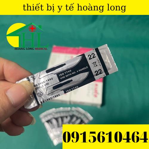 Lưỡi dao mổ kiato số 22 hộp 100 cái