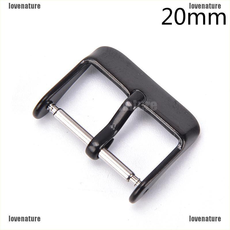 [LOVE] 1pc 16 18 20 22 24mm Stainless Steel Needle Buckle Parts Watch Band Strap Clasp [OL]