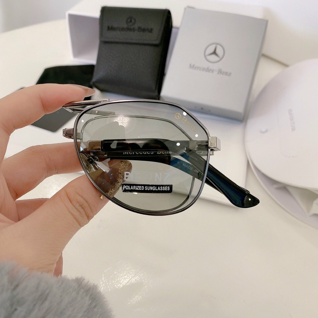 Kính râm Mercedes benz - Kính mát nam cao cấp, tròng Poloroid đổi màu và gấp gọn, đi ngày đi đêm | BigBuy360 - bigbuy360.vn