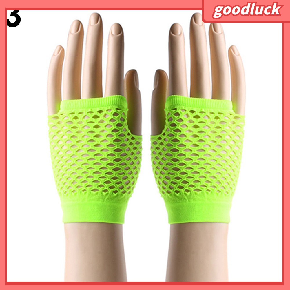 Găng Tay Lưới Hở Ngón Hóa Trang Gợi Cảm Cho Nữ