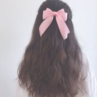 Kẹp tóc nơ / kẹp tóc tiểu thư Hàn Quốc đuôi dài