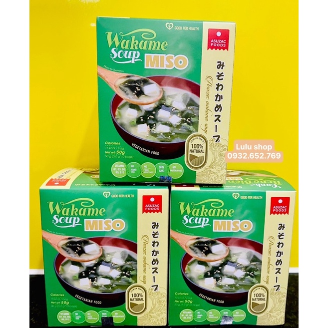 Canh Rong biển Miso ăn liền ASUZAC ( chay mặn đều được) | BigBuy360 - bigbuy360.vn