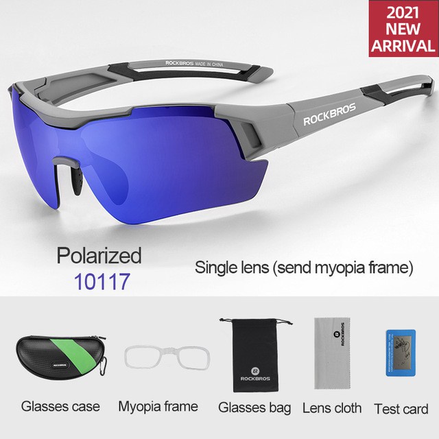 Kính mát phân cực Rockbros chống tia UV dùng khi đạp xe leo núi