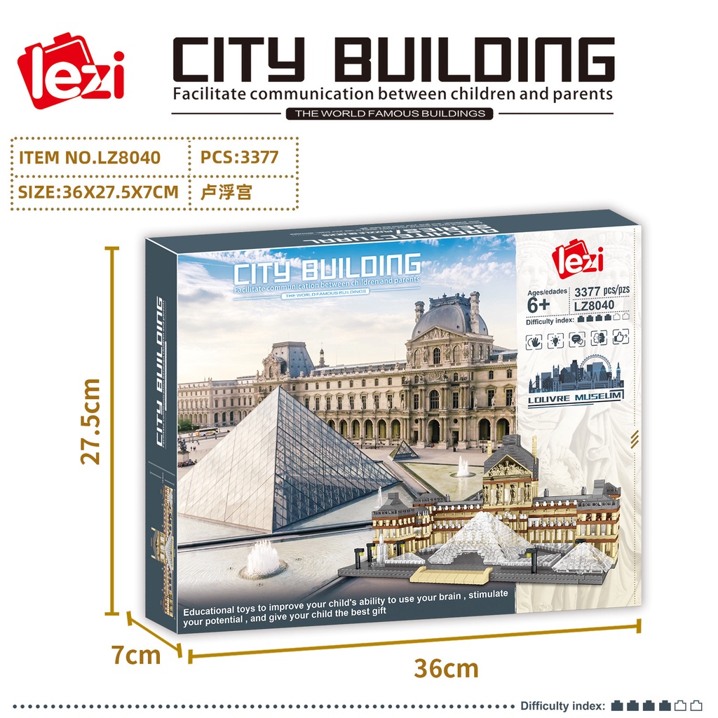 Bộ Đồ Chơi Lắp Ráp Mô Hình Lz8040
