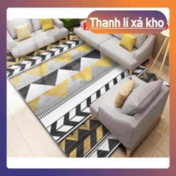 chăn ga giá rẻ Thảm trải sàn Sofa trang trí phòng khách Bali in 3D Nhung nỉ lì cao cấp phong cách hiện đại BL107