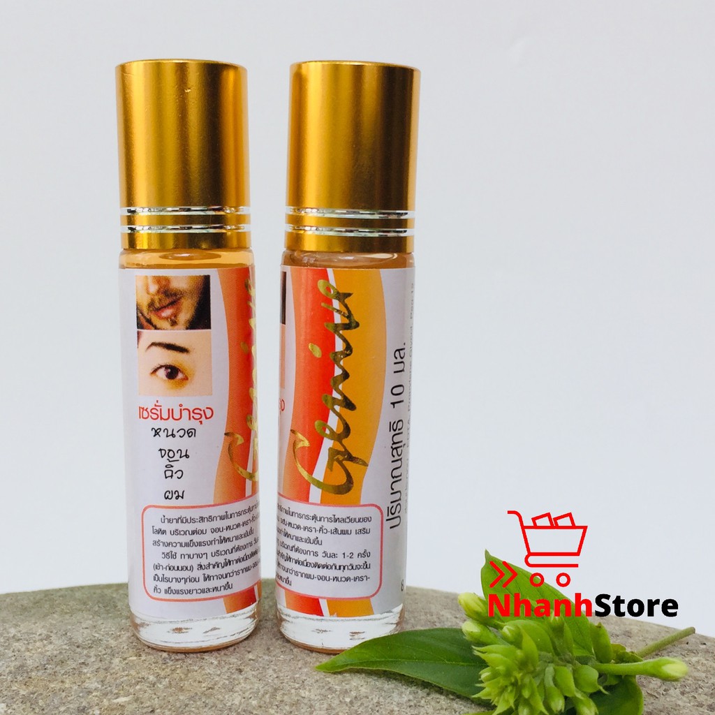 Serum kích thích mọc râu mọc lông mi mọc lông mày Genive 10ml