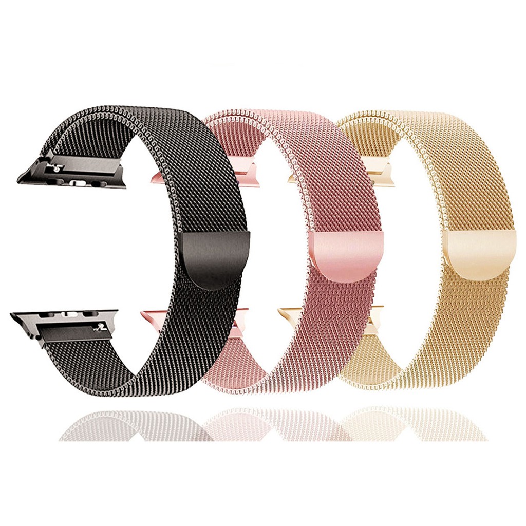Dây Đeo Inox Milanese Cho Đồng Hồ Thông Minh Apple Watch 1 2 3 4 5 6 38 / 40 / 42 / 44mm