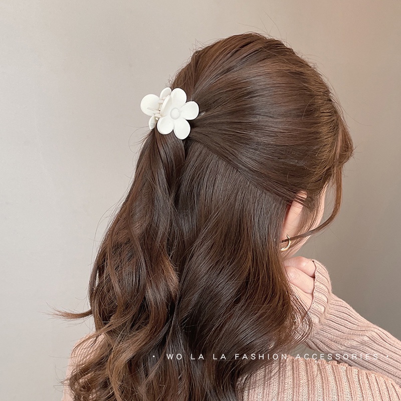 Kẹp Tóc Hình Bông Hoa Phong Cách Hàn Quốc Dễ Thương Dành Cho Nữ