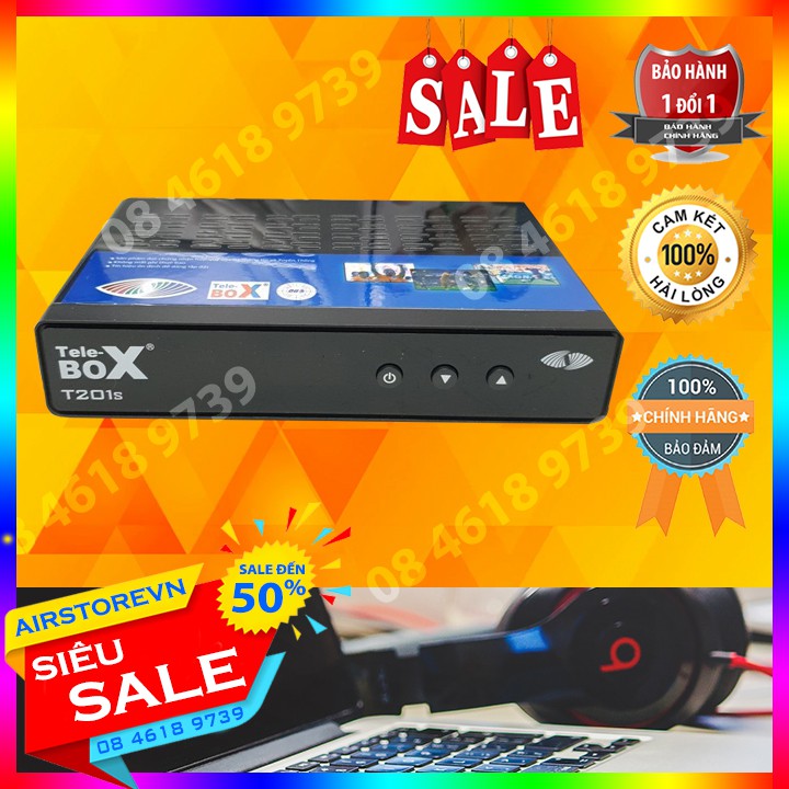 Đầu thu kỹ thuật số DVB T2 Telebox T201S full hd 1080p Luna Outlet