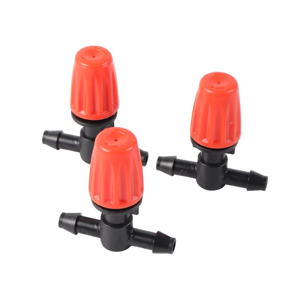 10 Vòi Phun Sương Tưới Vườn Chữ T 4 / 7mm