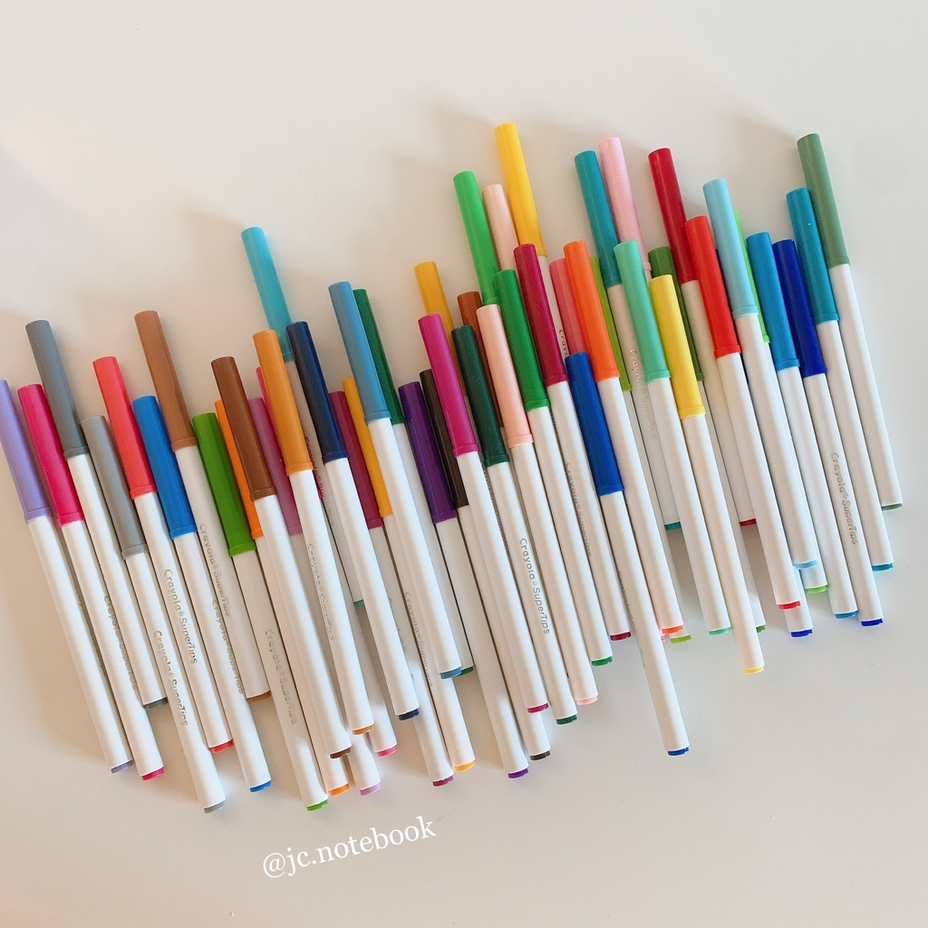 Bút Lông Lẻ Crayola Super Tips Mỹ 20 Màu - Bút Viết Thư Pháp Hiện Đại