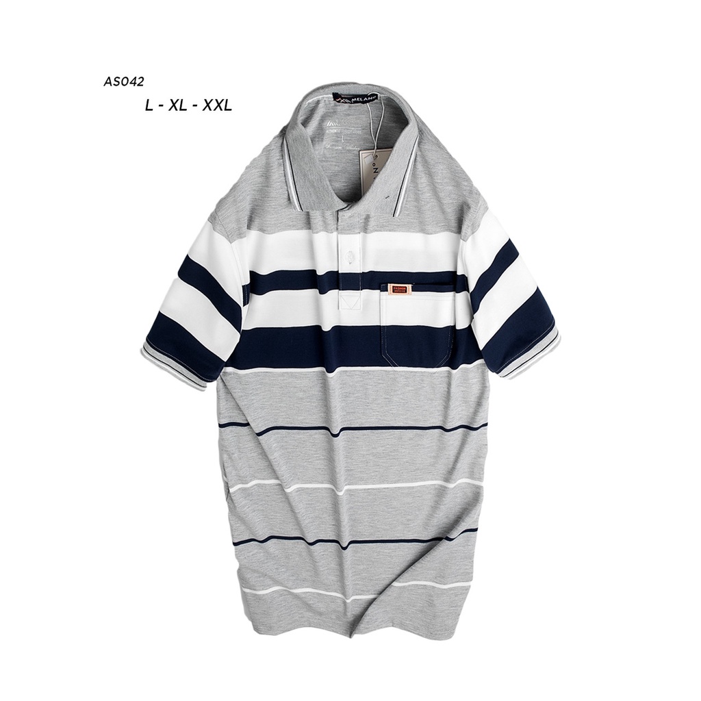 Áo  Polo nam trung niên có túi BIG SIZE 90KG⚡️ Hàng VNXK ⚡️cổ bẻ vải cá sấu Cotton xuất xịn, chuẩn đẹp