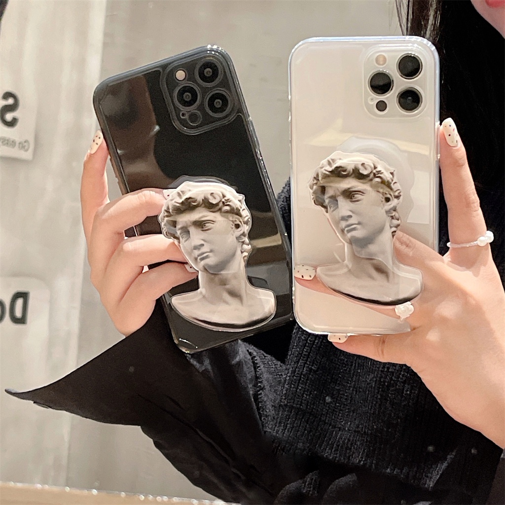 Ốp điện thoại có giá đỡ hình David cho Iphone 12 Promax pro 12 11 promax 11 XR XS max 7/8 plus IphoneX