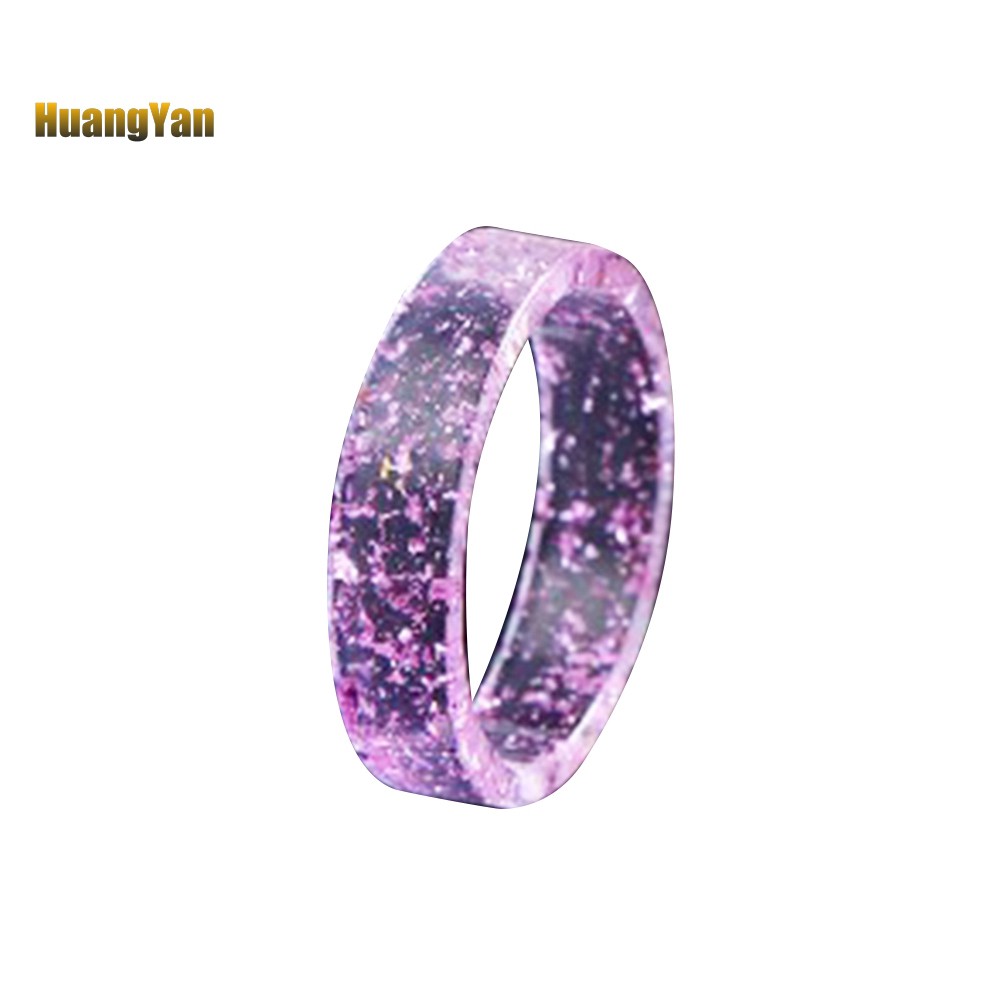 ☞Máy Đo HY HY HY HY☜Nhẫn Nhựa Trong Suốt Phối Hoa Khô Thời Trang Cho Nữ