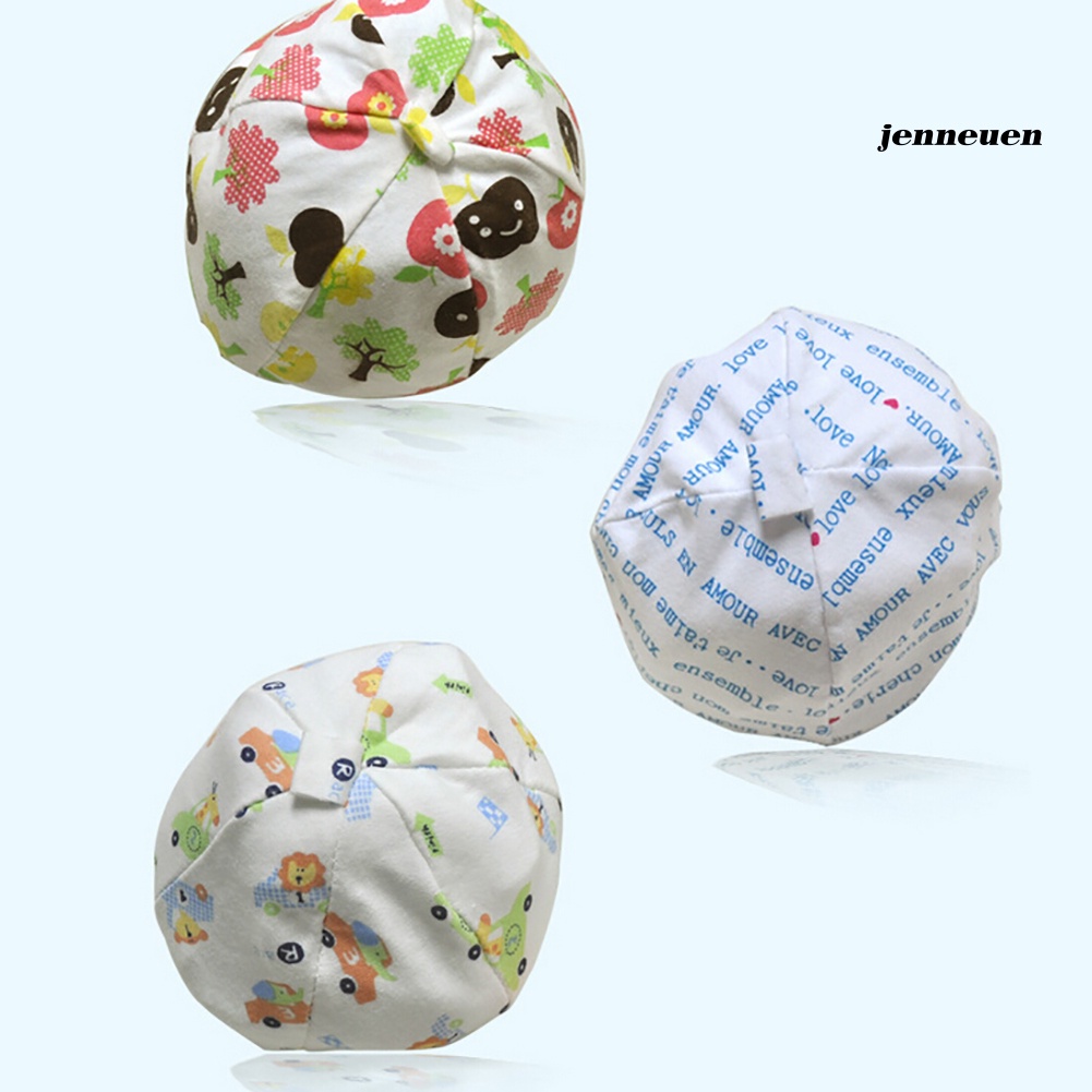 Mũ Beanie Cotton Mềm Mại Dễ Thương Cho Bé Sơ Sinh