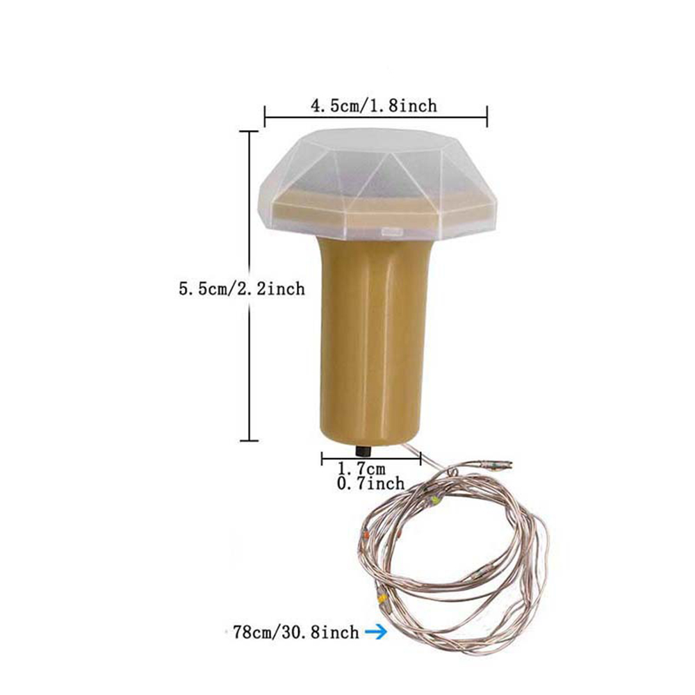 Dây Đèn Led Năng Lượng Mặt Trời Gắn Trang Trí Chai Rượu