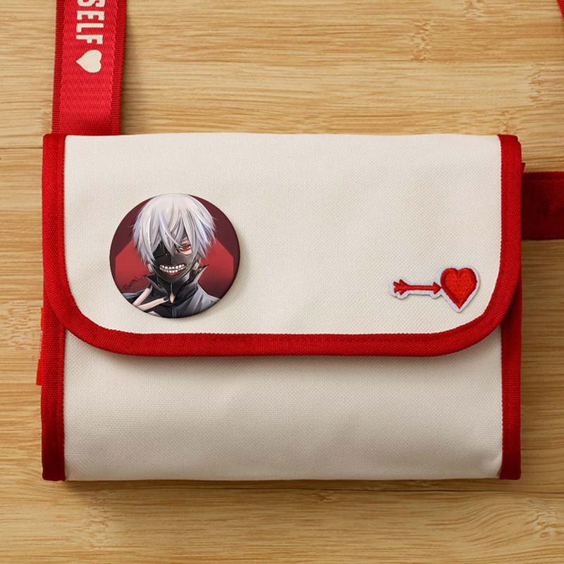 Sawadik 2020 New Arrivals Anime Tokyo Ghoul Brooch Pins Pins Cosplay Badge Kaneki Ken Badge Accessories