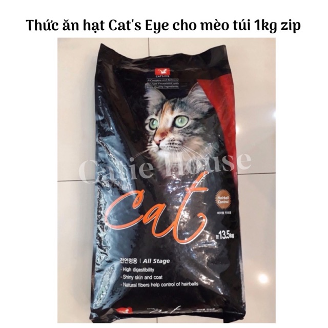 [Giao ngay HOẢ TỐC] Thức ăn hạt cho mèo CatEye túi 1kg - Catseye 1kg - Cat Eye