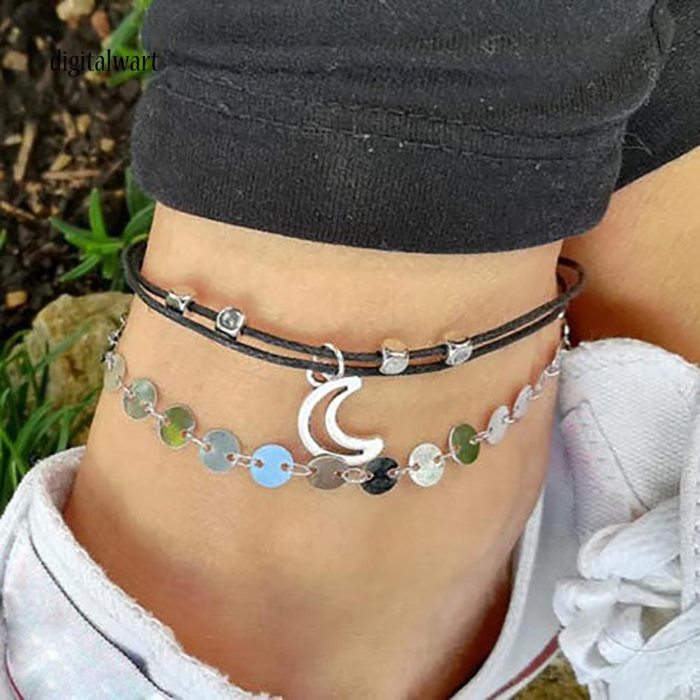 Set 2 vòng đeo chân phong cách bohemian thanh lịch dành cho nữ | BigBuy360 - bigbuy360.vn