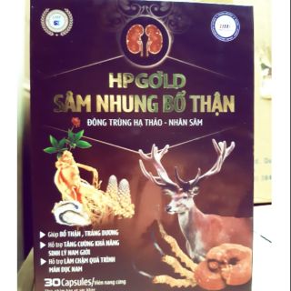 Bổ Thận _ Sâm nhung bổ thận HP Gold_ Sp chính hãng
