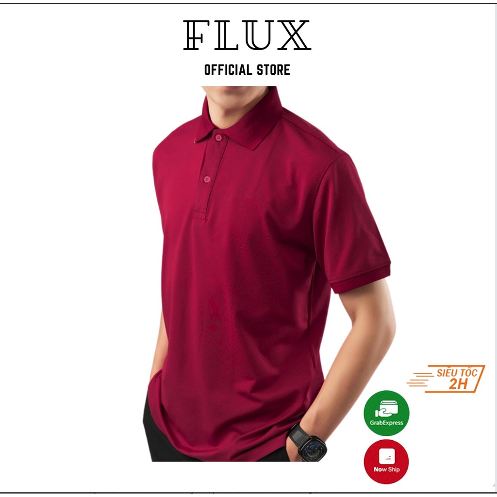 Áo thun nam POLO Cá Sấu trơn form suông basic thoải mái. | BigBuy360 - bigbuy360.vn