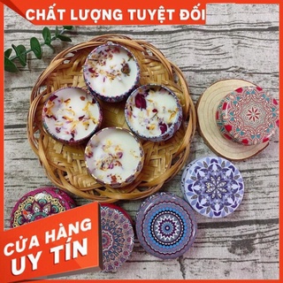 Siêu sale nến thơm phòng hoa khô thiên nhiên, nến sáp thơm thư giãn cao cấp siêu sale