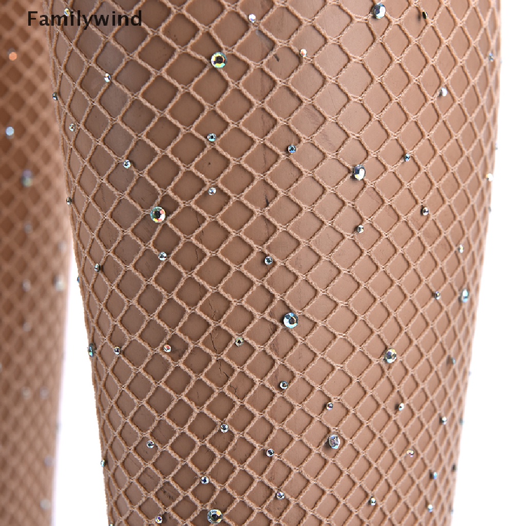 Quần Tất Lưới Trong Suốt Đính Kim Cương Giả Gợi Cảm Cho Nữ