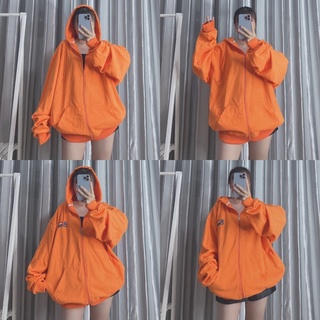áo khoác hoodie nỉ bông Màu Cam 🍊 M601 [Hình thật 100%]